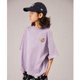 PURPLE | 胸刺繍 半袖 オーバーサイズ | pairmanon