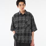 ブラック | VINTAGEWASHED OMBRE CHECK | kutir