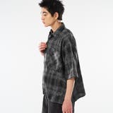 VINTAGEWASHED OMBRE CHECK | kutir | 詳細画像1