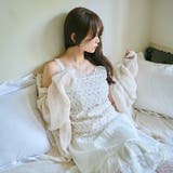 【kutir】【クティールとレトロ】カップ付きレースリボンキャミソール | kutir | 詳細画像13