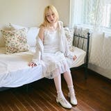【kutir】【クティールとレトロ】カップ付きレースリボンキャミソール | kutir | 詳細画像7