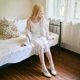 【kutir】【クティールとレトロ】カップ付きレースリボンキャミソール | kutir | 詳細画像8