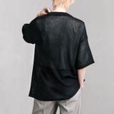 【Adoon plain】透かし編みニットシャツ | kutir | 詳細画像10 