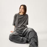 LAYERED PIGMENTDYED TEE | kutir | 詳細画像1