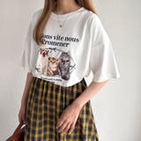 ホワイト | 【kutir】cat/ 猫デザイン アソートTシャツ | kutir