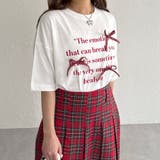 レッド系その他 | 【kutir】アソートリボンロゴTシャツ | kutir