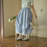 【kutir】【クティールとレトロ】2WAYドロストレースリボンスカート | kutir | 詳細画像14 