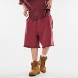 レッド | VINTAGELIKE SWEAT SHORTS | kutir