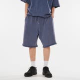 ブルー | VINTAGELIKE SWEAT SHORTS | kutir