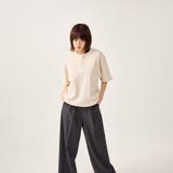 ホワイト | DRAWCORD HENLEY NECK | kutir