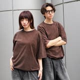 ブラウン | VINTAGELIKE DRAWCORD TEE | kutir