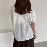 【kutir】半袖アソートドロストリボンシャツ | kutir | 詳細画像10