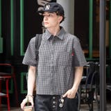 ブラック | CROPPED OVERSIZED CHECK | kutir