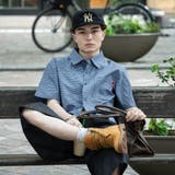 ライトブルー | CROPPED OVERSIZED CHECK | kutir