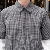 CROPPED OVERSIZED CHECK | kutir | 詳細画像7