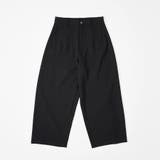 ブラック | BARREL LEG SLACKS | kutir