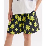 YELLOWFLOWER | 【PAIRMANON STREET】ムラ織 総柄 タックショートパンツ | pairmanon