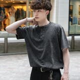 ブラック | DRAWCORD HENLEY NECK | kutir