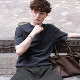 ネイビー | DRAWCORD HENLEY NECK | kutir