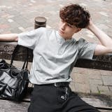 杢グレー | DRAWCORD HENLEY NECK | kutir