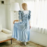 コットンレースティアードギンガムチェックワンピース | kutir | 詳細画像40