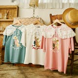 【kutir】【クティールとレトロ】レースツケエリSETネコTシャツ | kutir | 詳細画像2