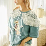 【kutir】【クティールとレトロ】レースツケエリSETネコTシャツ | kutir | 詳細画像29