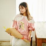 ピンク | 【kutir】【クティールとレトロ】レースツケエリSETネコTシャツ | kutir