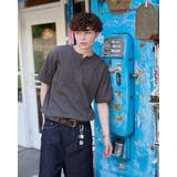 チャコールグレー | CONTRAST HENLEY NECK | kutir