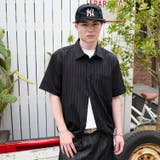 ブラック | DRAWCORD STRIPE SHIRT | kutir