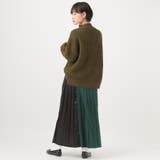 【kutir】配色プリーツスカート | kutir | 詳細画像3 