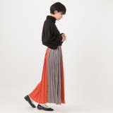 【kutir】配色プリーツスカート | kutir | 詳細画像8 