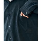 【kutir】フェイクスウェードワイドシャツ オープンカラーシャツスウェード風 | kutir | 詳細画像9 