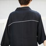 【kutir】【ビックシルエット】 パイピングオープンカラーシャツ | kutir | 詳細画像19 
