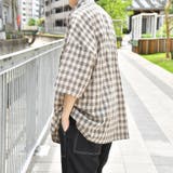 【kutir】【ビッグシルエット】チェックダブルポケットシャツ | kutir | 詳細画像10 