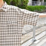 【kutir】【ビッグシルエット】チェックダブルポケットシャツ | kutir | 詳細画像12 