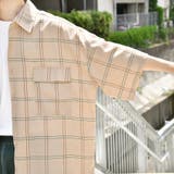 【kutir】【ビッグシルエット】チェックダブルポケットシャツ | kutir | 詳細画像18 