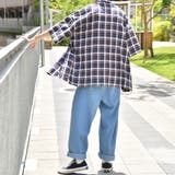【kutir】【ビッグシルエット】チェックダブルポケットシャツ | kutir | 詳細画像24 