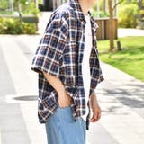 【kutir】【ビッグシルエット】チェックダブルポケットシャツ | kutir | 詳細画像26 