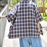 【kutir】【ビッグシルエット】チェックダブルポケットシャツ | kutir | 詳細画像27 