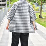 【kutir】【ビッグシルエット】チェックダブルポケットシャツ | kutir | 詳細画像5 