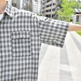 【kutir】【ビッグシルエット】チェックダブルポケットシャツ | kutir | 詳細画像6 