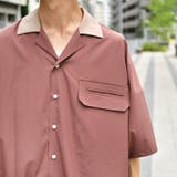 【kutir】衿配色オープンカラーシャツ | kutir | 詳細画像18 