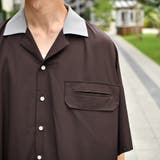【kutir】衿配色オープンカラーシャツ | kutir | 詳細画像6 
