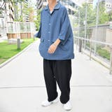 【kutir】ダブルポケット7分袖ルーズシャツ | kutir | 詳細画像13 