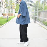 【kutir】ダブルポケット7分袖ルーズシャツ | kutir | 詳細画像14 