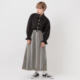 【kutir】裾フリンジジャガードスカート | kutir | 詳細画像4 
