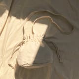 ホワイト | 【kutir】巾着ショルダーバッグ | kutir