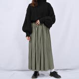 【kutir】【低身長向けSサイズあり】ベロアプリーツスカート | kutir | 詳細画像10 