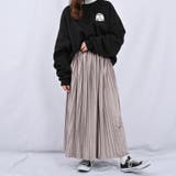【kutir】【低身長向けSサイズあり】ベロアプリーツスカート | kutir | 詳細画像16 